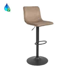 Barkruk Frenkie taupe velvet