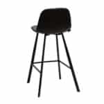 Barkruk Logan eco-leer antraciet