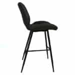 Barkruk Morris microvezel antraciet