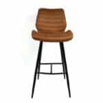 Barkruk Morris microvezel cognac