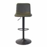 Barkruk Texas eco-leer olijfgroen