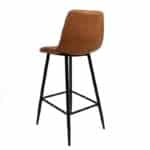 Barkruk Susan microvezel cognac