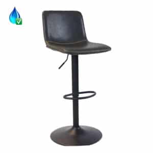 Barkruk Texas eco-leer antraciet