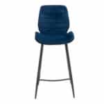 Barkruk Toby donkerblauw velvet