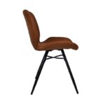 Eetkamerstoel Barrel eco-leer Cognac