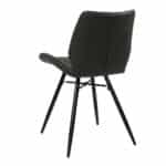 Eetkamerstoel Barrel eco-leer zwart