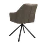 Eetkamerstoel Davie microvezel antraciet