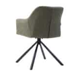 Eetkamerstoel Dex eco-leer olijfgroen