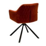 Eetkamerstoel furtado koper velvet