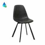 Eetkamerstoel Logan eco-leer antraciet