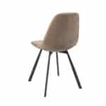 Eetkamerstoel Logan taupe velvet