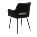 Eetkamerstoel Mika velvet zwart