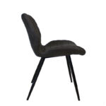 Eetkamerstoel Morris microvezel antraciet