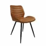 Eetkamerstoel Morris microvezel cognac