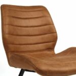 Eetkamerstoel Morris microvezel cognac