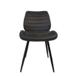 Eetkamerstoel Morris microvezel antraciet