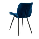 Eetkamerstoel Toby donkerblauw velvet