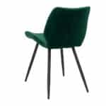 Eetkamerstoel Toby donkergroen velvet