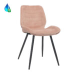 Eetkamerstoel Toby roze velvet