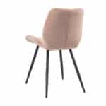 Eetkamerstoel Toby roze velvet