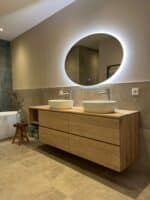 Eiken badkamermeubel Nina