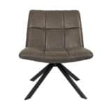 Fauteuil Eevi eco-leer antraciet