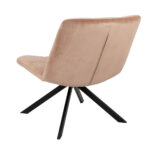 Fauteuil Eevi roze velvet