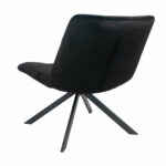 Fauteuil Eevi zwart velvet