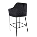 Barkruk Jayron antraciet velvet