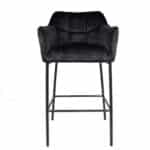 Barkruk Jayron antraciet velvet