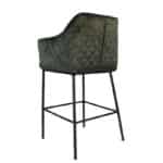 Barkruk Jayron groen velvet