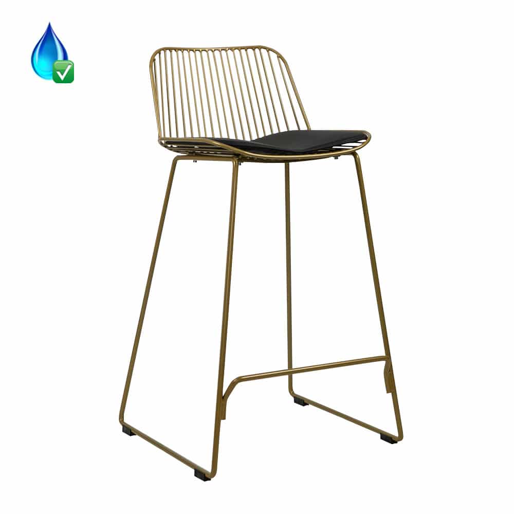 Barkruk Jenny goud staal Barkruk Jenny goud staal