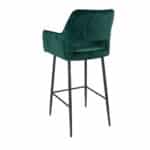 Barkruk Mika donkergroen velvet