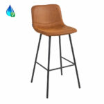 Barkruk Mikky eco-leer cognac