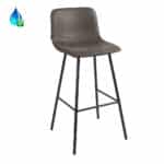 Barkurk Mikky eco-leer antraciet