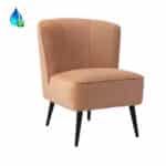 Fauteuil Lyla roze velvet