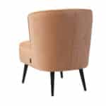 Fauteuil Lyla roze velvet