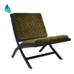 Fauteuil Madrid groen velvet