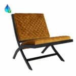 Fauteuil Madrid okergeel velvet