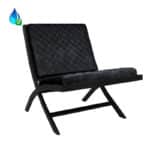 Fauteuil Madrid antraciet velvet