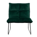 Fauteuil Malaga donkergroen velvet