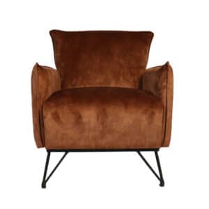 Fauteuil Mika roest velvet