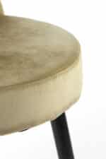 Eetkamerstoel Eckley velvet glans goud | set van 2