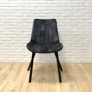 Eetkamerstoel Benja velvet antraciet