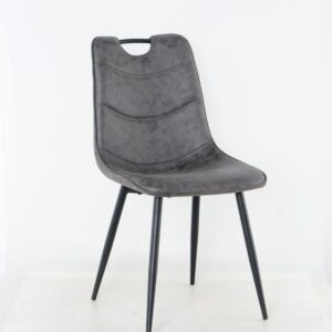 Eetkamerstoel Raina microvezel antraciet
