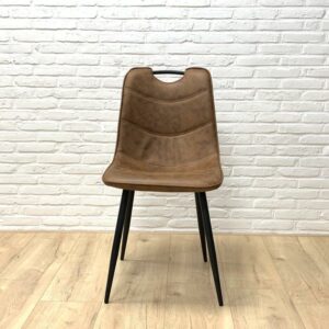 Eetkamerstoel Raina microvezel cognac