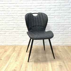 Eetkamerstoel Miya microvezel antraciet