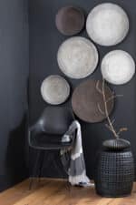 Eetkamerstoel Serbin grijs PU leer | set van 2