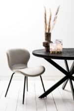 Eetkamerstoel Violet stof beige