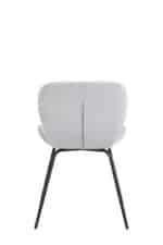 Eetkamerstoel Violet stof licht grijs | set van 2